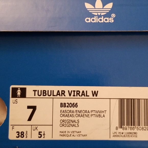 Adidas Tubular Viral women size 7 brand new with - Picture 7 of 7